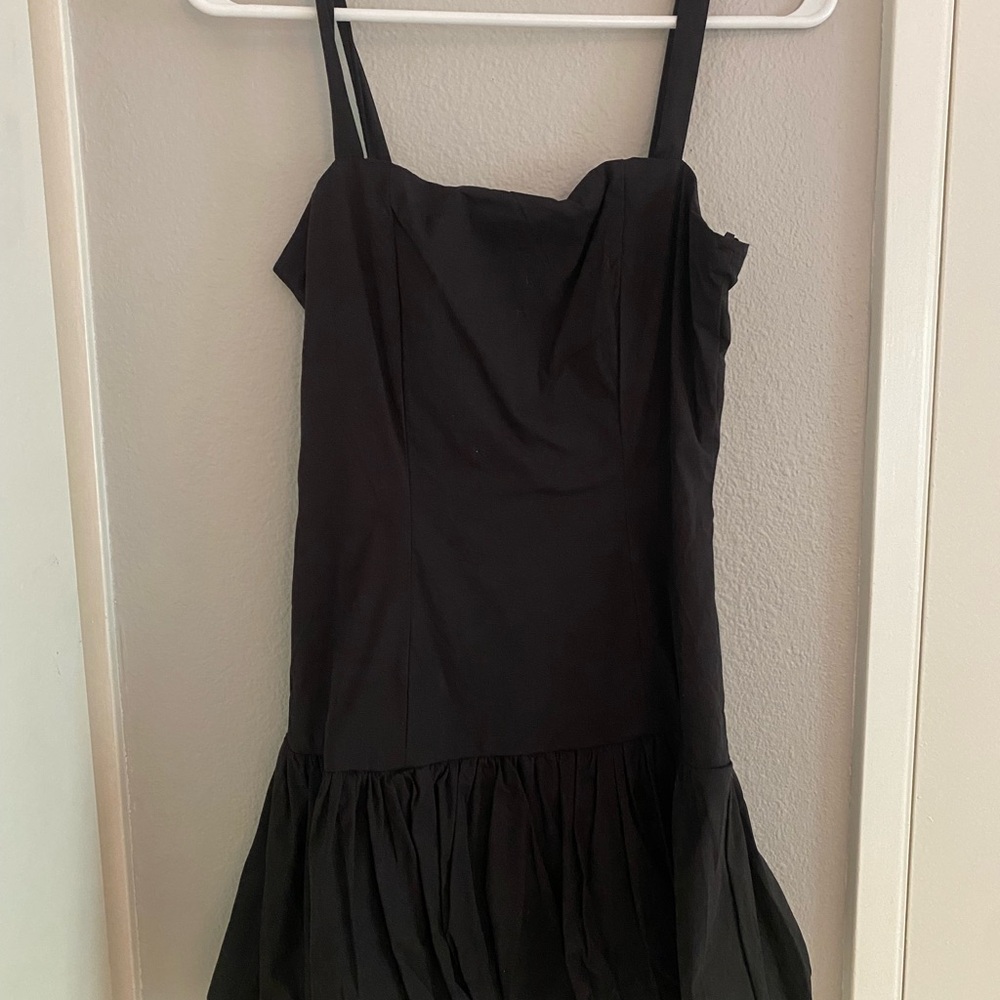 Forever 21 Black Pleated Mini Sundress